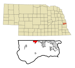Location of Chalco, Nebraska