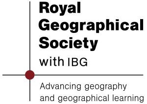 Vectorised colour logo of the Royal Geographical Society.svg