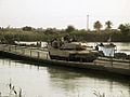Abrams crossing Euphrates