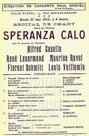 Calo 1913 05 27 Spéranza Calo-Séailles