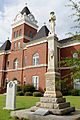 Confederate memorial at Twiggs County Courthouse, Jeffersonville, GA, US