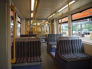 Gold Coast Light Rail - Inside Flexity 2 Tram