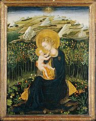 Madonna of Humility.Giovanni di Paolo. Boston MFA