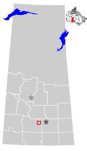 Location of Moose Jaw