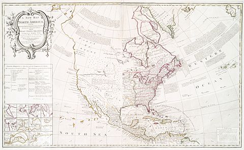 New Map of North America (1763)