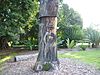 Tree carving in Royal Botanic Garden