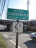 Entering South Hackensack