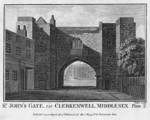 St. John's Gate, in Clerkenwell, Middlesex (Plate 2)