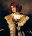 Titian - Portrait of a Man in a Red Cap - WGA22937
