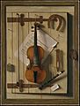 William Michael Harnett Still life Violin and Music