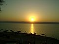 ---Sunset over Dead Sea---