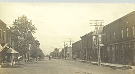 Main Street (now M-57) in 1912