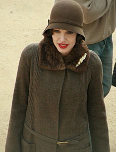 Angelina Jolie on the set of Changeling by Monique Autrey (cropped)