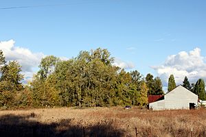 Barn and field - Ellendale Oregon