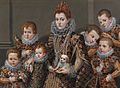 Bianca degli Utili Maselli and six of her children, by Lavinia Fontana