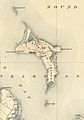 Gardiners Point Island, Gardiners Island and Cartwright Island, in 1904 USGS map