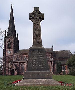Hartshill War Memorial, Stoke-on-Trent Staffs