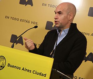 Horacio Rodriguez Larreta en conferencia de prensa luego de la reunión de gabinete (7510256020)