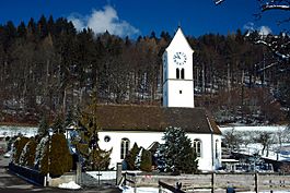 Kirchleerau village church