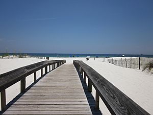 Orange Beach Beach Walkway