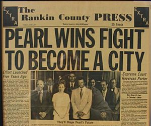 Pearl Mississippi becomes a city headline
