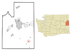Location of Fairfield, Washington