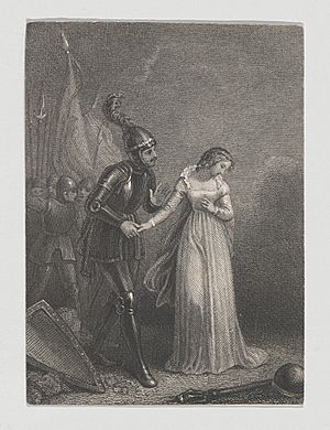 Suffolk and Margaret (Shakespeare, King Henry VI, Part I, Act 5, Scene 3) MET DP870115