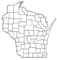 Location of White River, Wisconsin
