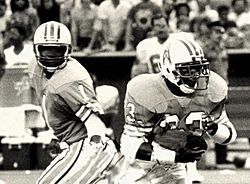 Warren Moon and Mike Rozier 1987