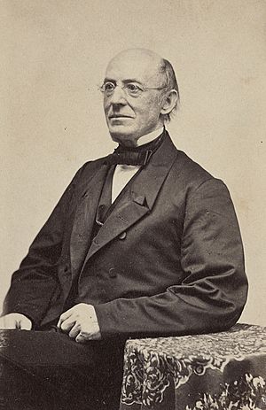 William Lloyd Garrison, abolitionist, journalist, and editor of The Liberator LCCN2017660623 (cropped)