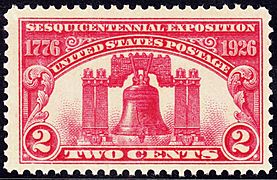 150th Anniversary of the Liberty Bell, 1926 Issue-2c