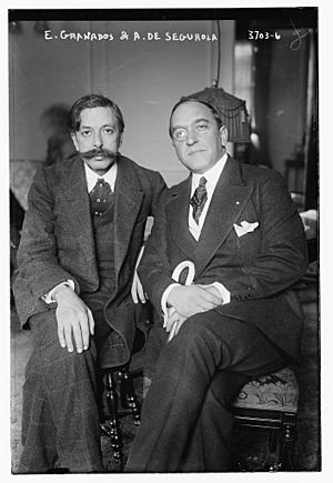 Enrique Granados Campiña (1867–1916) and De Segurola in 1915