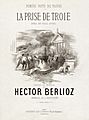 Hector Berlioz, La Prise de Troie score cover - Restoration