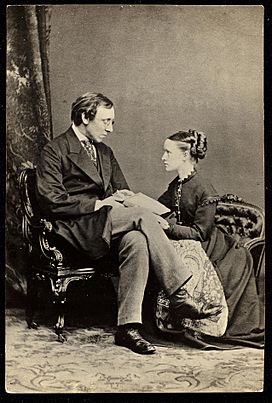Millicent Garrett Fawcett with Henry Fawcett, c. 1880. (22159137393)