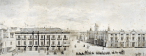 Palacio del Virrey circa 1800, Barcelona