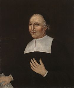Reverend John Davenport by the Davenport Limner 1670
