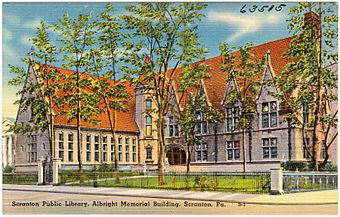 Scranton Public Library, Albright Memorial Building, Scranton, Pa (63515).jpg