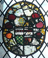 Seckford arms in glass, Woodbridge