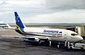 Solomon Airlines Boeing 737-200 at Auckland Airport, 2000