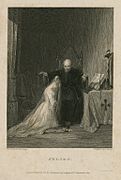 The Benediction (engraving) by Henry Liverseege