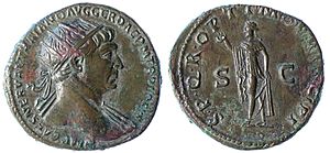 Trajan Dupondius Spes