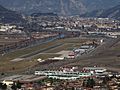 Trento-Gianni Caproni airport seen from Obere Batterie Mattarello