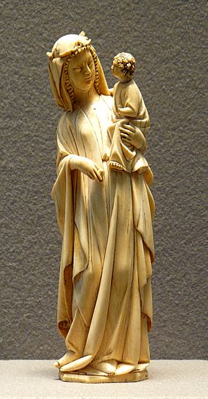 Vierge a l'Enfant debout