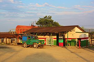 A gas station in Sagua de Tánamo