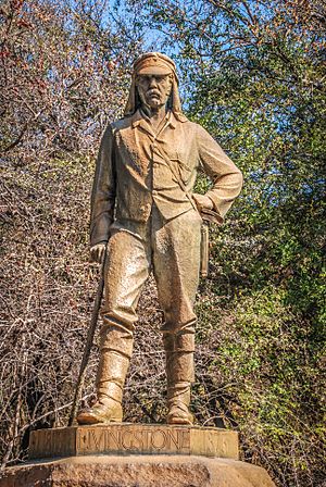 David Livingstone memorial at Victoria Falls, Zimbabwe