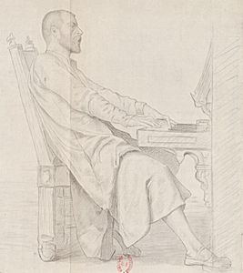 Gustave Boulanger, portrait of Edmond Membrée, c 1849-50