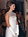 Jacqueline Kennedy after State Dinner, 22 May 1962