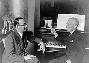 Jacques Février & Maurice Ravel 1937