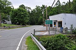 Micaville sign and Post Office