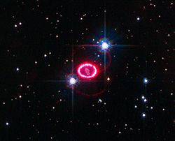 New Hubble Observations of Supernova 1987A Trace Shock Wave (4954621859)